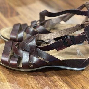 Dansko Vivian Gladiator Sandal Leather SZ 39 8.5-9